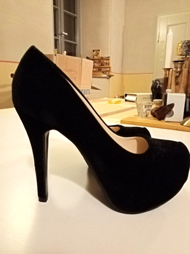 Schuhe high heel schwarz - 38,,