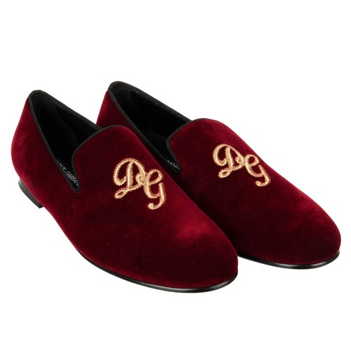 Dolce gabbana samt loafer - gabbana,