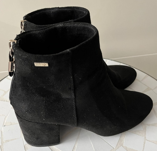 Damenschuhe schwarz stoff - schwarz,
