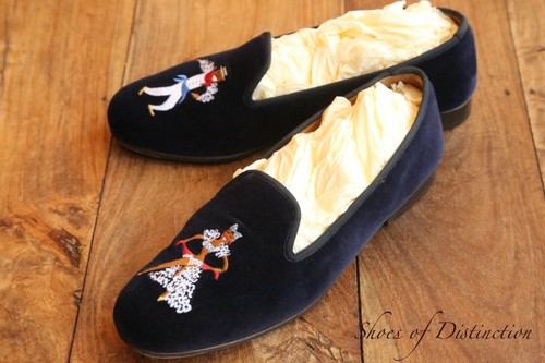 Stubbs wootton navy velvet - &,