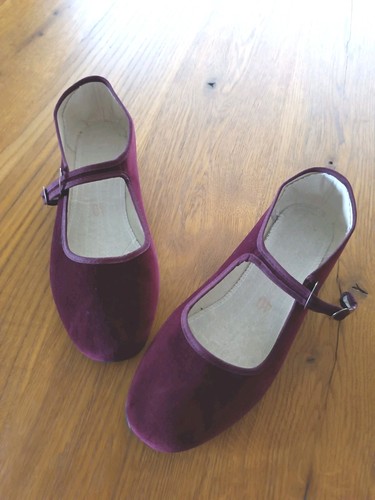 Samtschuhe bordeaux - samtschuhe,