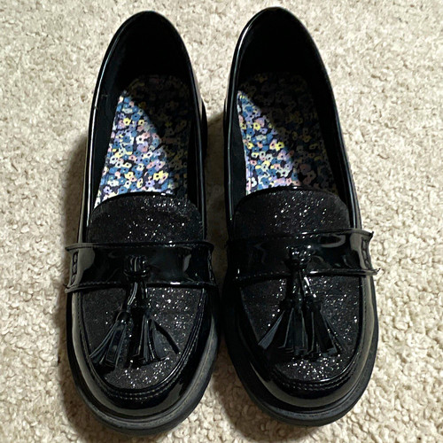 Damen slipper loafer - slipper, schwarz