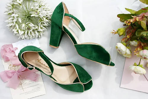 Grüne schuhe abigail - –,