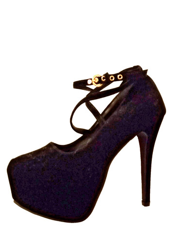 Schuhe high heel - high, schwarz