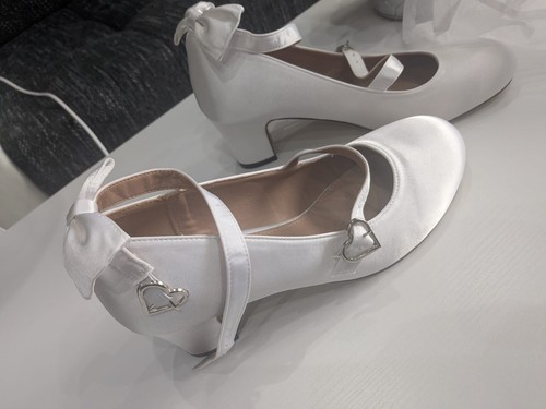 Brautschuhe damen weiß 42 - brautschuhe, gr.