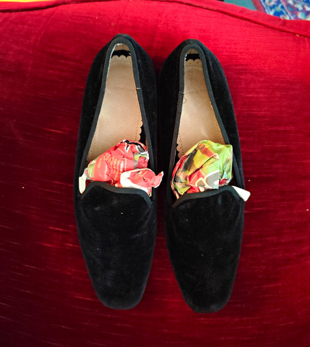 Lands end samtschuhe slipper - lands',